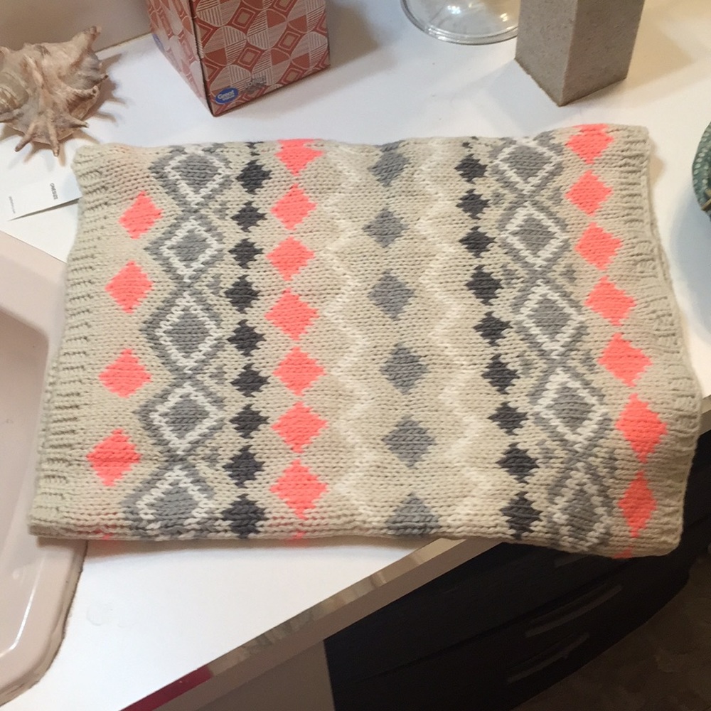 3 for $20. Or $5 add on to any order. NWT cowl neck scarf